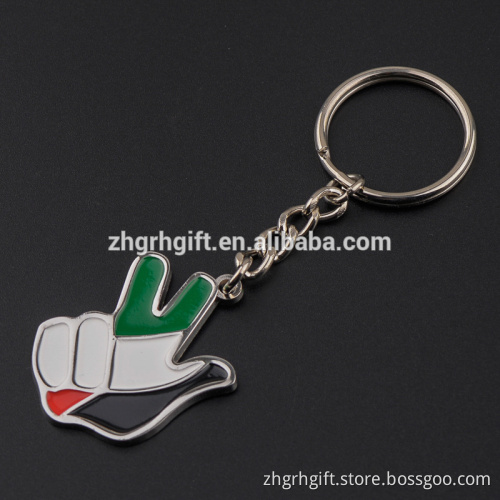 Souvenir UAE National Day Decoration Gift Keychain,UAE Keyrings With Soft Enamel